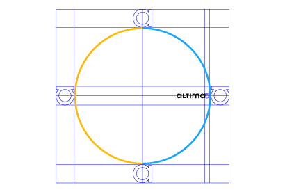 modularité quart du logo Altima