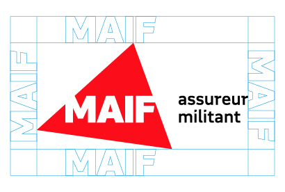 Bloc marque horizontal espace protégé