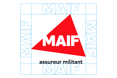 bloc marque vertical espace protégé