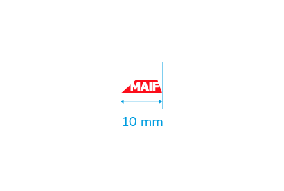 logo MAIF overzoom taille minimum