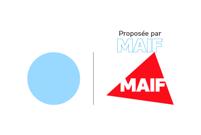 Schema de construction du cobranding avec un logo de forme allongée