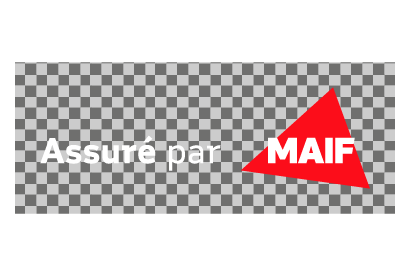 logo maif marque ingrédient écriture blanche