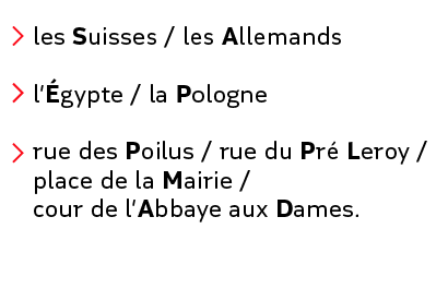 Exemple de texte contenant les noms de peuples, géographique...