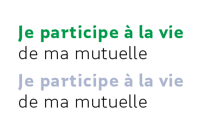 Exemple de titres contenant de la couleur